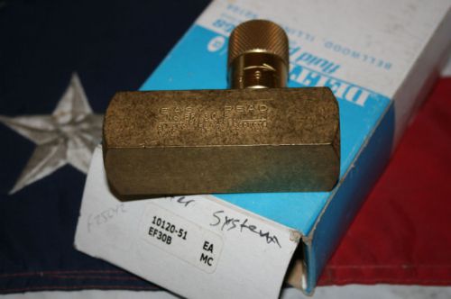 New deltrol fluid brass flow control 10120-51 ef30b - brand new in box for sale