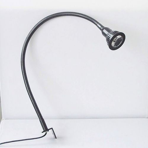 2pcs 5000k 3w cob led task light flex arm &#034;gooseneck&#034; lamp machine black light for sale