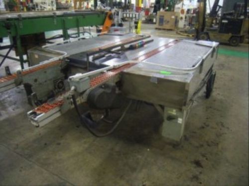 Accumulator Conveyor System with 4 Leeson Motors &#034;Stainless Steel&#034;