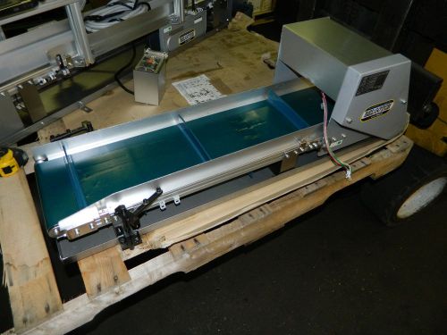 Belgotch belt conveyor, 8&#034; wide x 39&#034; length, 34-d2u-200-1000-t3-b60, used, nice for sale