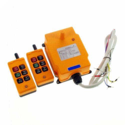120VAC 2 Transmitters 2 Motions 1 Speed Hoist Crane Truck Remote Control System