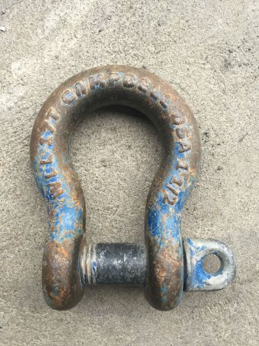 Campbell 17 ton 1 1/2&#034; screw pin clevis shackle for sale