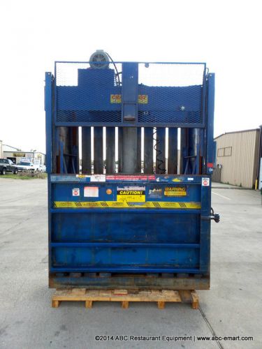 CRAM-A-LOT 72DHLU VERTICAL BALER COMPACTOR CARDBOARD CRAM A LOT TRASH