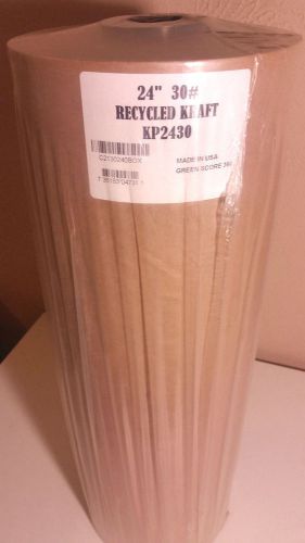 Recycled kraft paper roll kp2430 shipping  cushioning void fill new *24&#034;x1200&#039; for sale