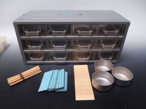 Metal StackMaster 12 Drawer Hardware Storage Cabinet Vintage Union Steel Chest