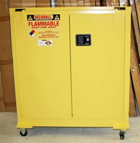 SECURALL 30G Safety Security Storage Fire Flammable Liquid Cabinet Coasters A330