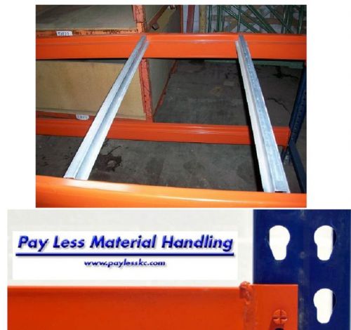 New pallet support rack bars for teardrop galvanized warehouse racking 42&#034; for sale