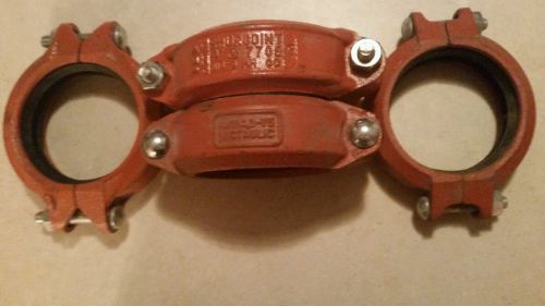 Victaulic &amp; Shur Joint Coupling 4&#034; Lot of 4