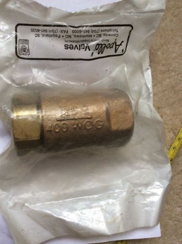 Apollo bronze check valve 1&#034; npt 400 wog for sale
