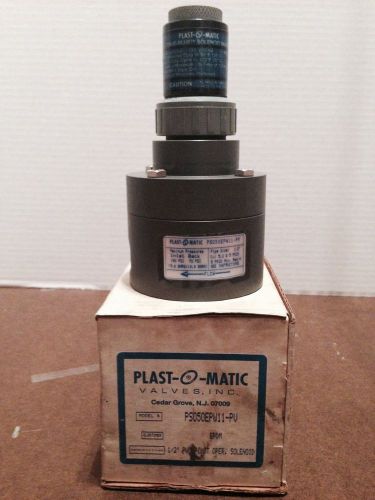 Plast-o-matic true blue 1/2&#034; valve ps050epw11-pv for sale