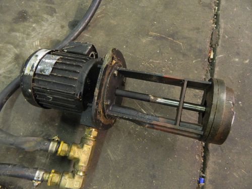 Graymills coolant pump motor, # mt, 1/2 hp, 230/460, used, warranty for sale