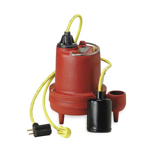 Sump pump, 4/10hp, 1-1/2&#034; npt, 18ft max, ci for sale