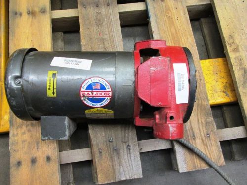 3 hp Baldor Fire Pump 3ph 208-230/460  1.5&#034;suction 1.5&#034; discharge