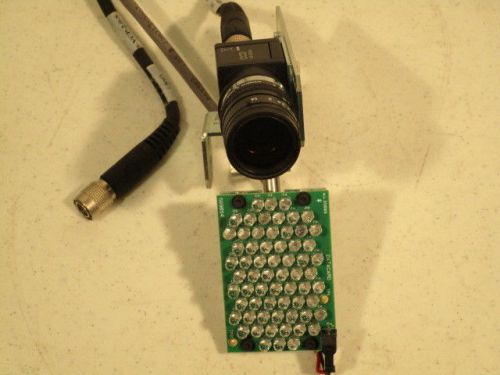 SONY XC-ES50CE CCD VIDEO CAMERA MODULE + PENTAX TV LENS 16mm 1:1.4 Cable Video