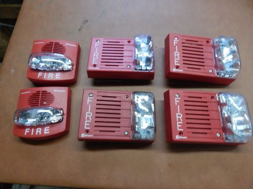 Lot of 6 simplex horn/strobes  4903-9236, 4903-9426 for sale