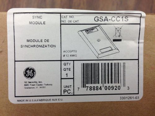 Gsa-cc1s ge sync module  new in box for sale
