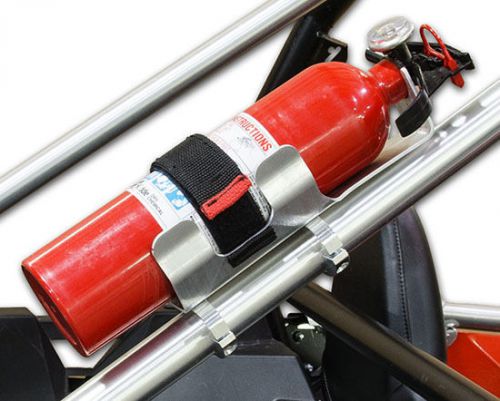 FIRE EXTINGUISHER MOUNT W/ BILLET CLAMPS &amp; QUICK RELEASE VELCRO STRAP