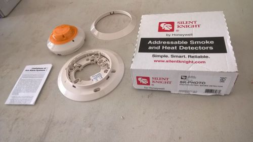 Silent knight addressable heat and smoke detectors sk photo for sale