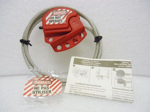 Master Lock 8611 Standard Adjustable 6 ft Group Cable Lock Lockout/Tagout LOTO