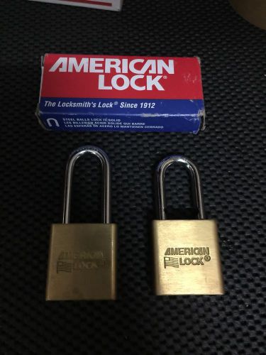 American lock a5560 padlock 1-3/4&#034; solid brass, rekeyable, short or long shackle for sale