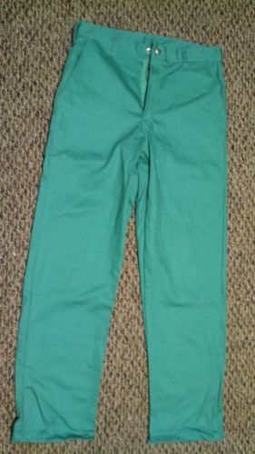 Condor durable green cotton pants flame resistant size s 30 w x 32 inseam for sale