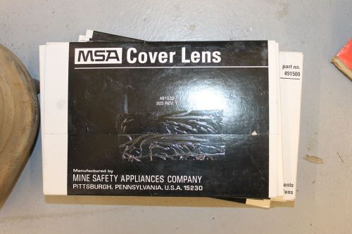 MSA 491500 Cover Lens For Ultra Elite Facepiece - 25 Per Pack