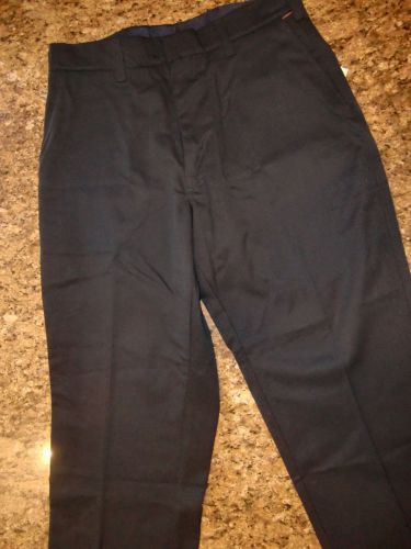 Topps safety nomex fire resistant pants size 34 l27 navy blue for sale
