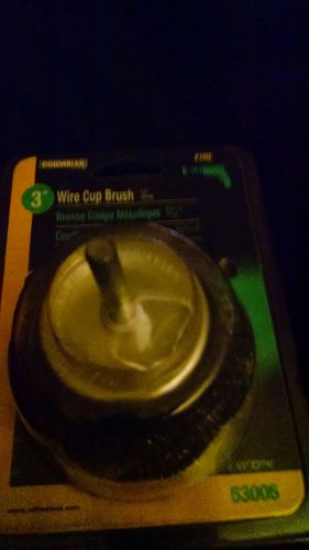 CALUMBIAN 3 INCH WIRE CUP BRUSH FINE &#034; SHANK 53005