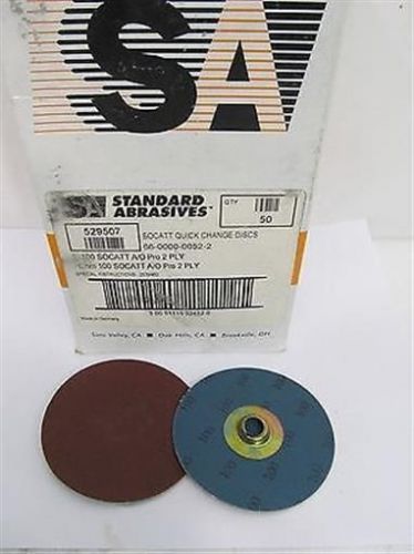 Standard Abrasives 529507, 3&#034;, 100 grit, TS Quick Change Discs (50 each