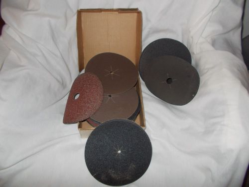 7-Inch  Abrasive Disc 1 box 22+ pcs  fine,medium,coarse grit, aluminum oxide