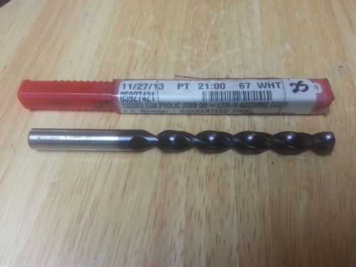 Accupro - cobalt jobber length drill bits drill bit  9.76 mm  (letter): v for sale