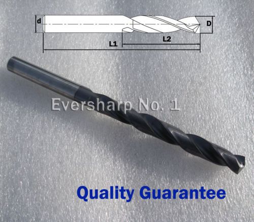 1pcs Hrc 50 Solid Carbide Coated Straight Shank Twist Drill Dia 8.0 mm DIN 338