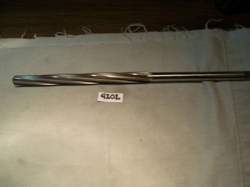 (#4202) used machinist long flute .4405 straight shank chucking reamer for sale