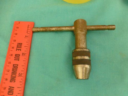 General 164 tap wrench t handle ratcheting machinist drill tool metal working for sale