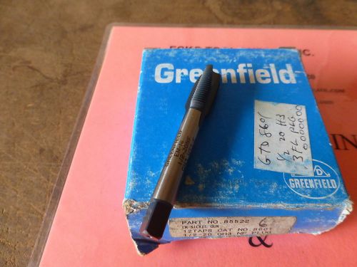 Spiral point tap 1/2-20 high speed em nickel series greenfield japan new $9.75 for sale