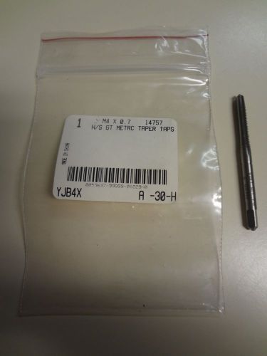 M4.0 x 0.7 (4 flute) hss d4 metric taper hand tap - new - greenfield usa for sale