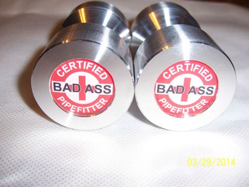 Two hole pins custom certified badass  2 hole flange pins 1/2&#034; to 1-5/8&#034; knurled for sale