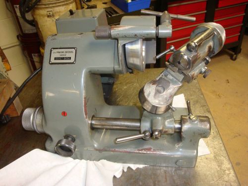 Deckel SO tool &amp; cutter grinder 115 volt motor single lip grinder