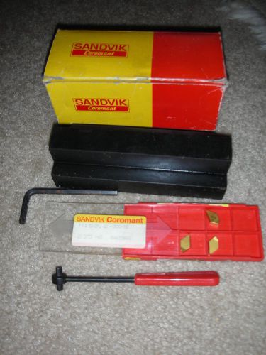 Sandvik coromant 150.2-1919-20 lathe tool holder new with box ,carbide inserts for sale