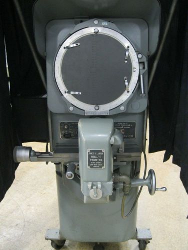 Jones and lamson model tc-14 optical comparitor, with novalite projection for sale