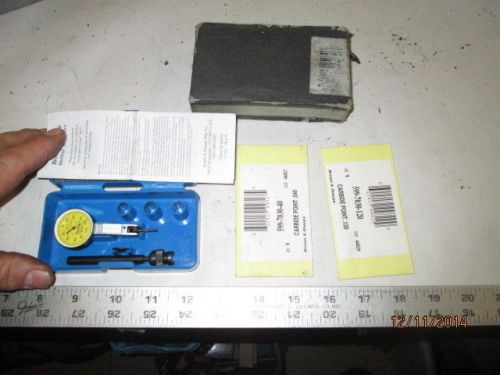 MACHINIST MILL LATHE Mitutoyo Dial Indicator Gage 513 - 253 Set in Case