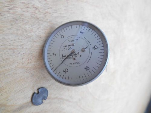 Interapid 312b-1v dial indicator , .0005&#034; for sale
