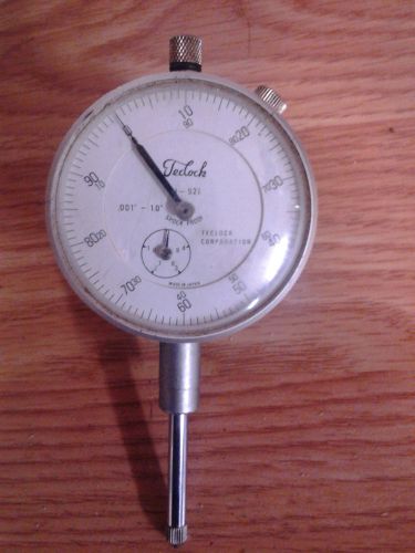Teclock .001 Dial Indicator - 1&#034; Plunge Movement- Model AI-921-Working Condition
