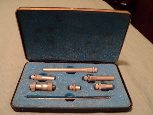 Blackhawk Hand Tools: 7 Piece Tubular Micrometer Set: U.S.A.: Box