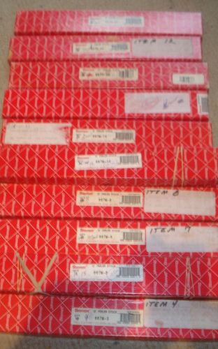 130+ assorted starrett metric 12 inch thickness gag  &#034;feeler&#034; stock 667m series for sale