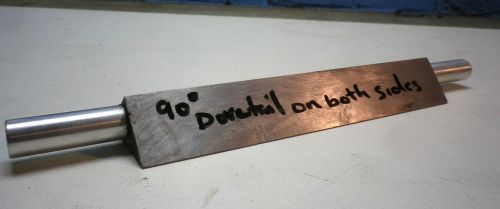 Dovetail hand scraped 7-1/2&#034; x 90° precision straight edge for sale