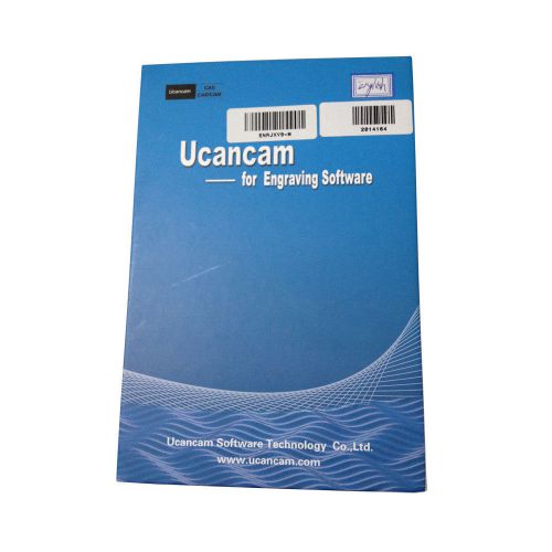 Authorized ucancam v9 engraving software original with operation video disc for sale