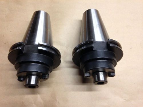 Set of 2 cat 50 cnc insert face mill toolholder for sale