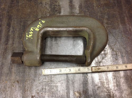 Armstrong no. 4&#034; crane bridge heavy c-clamp ring turns hard. free shipping for sale