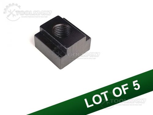 (5 pcs) tee nuts m-20  suitable for t-slot size - 24mm  black oxide finish hq for sale